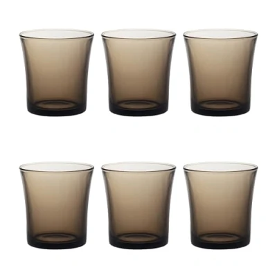 Imagen de Duralex 1011CB06A0111 Lys Créole Juego de 6 vasos agua, 210 ml, color marrón