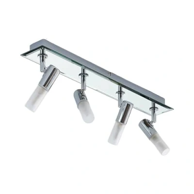 Imagen de Lindby foco de baño Zela, longitud 53 cm, cromo, 4 luces