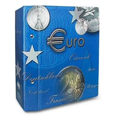 Imagen de SAFE 7822 B1 Archivador de monedas 2 euros 2004 2013 Topset 11 hojas para sin cápsula tu colección