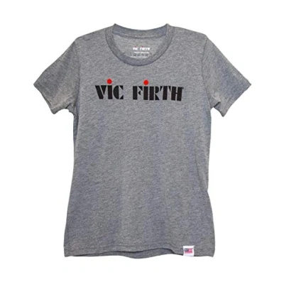 Imagen de VIC FIRTH Camiseta para Juventud con VF Logotipo Color Gris M