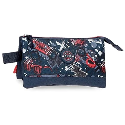 Imagen de Movom Free Time Estuche Triple Multicolor 22x12x5 cms Poliéster