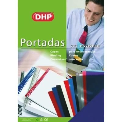 Imagen de Pack de 100 Portadas para Encuadernar PVC, Transparente, Formato A4, 0,18 mm Grosor, Azul