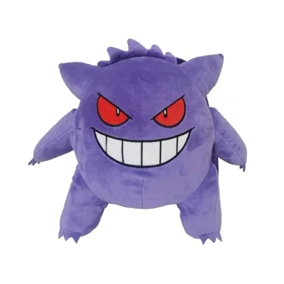 Imagen de CyP Brands Pokémon Mochila Infantil, Diseño Gengar de Peluche, con Cintas Ajustables y Desmontables, Color Morado, Producto Oficial