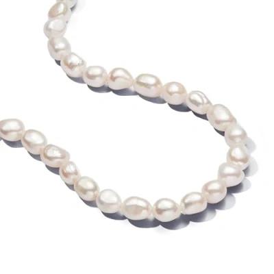Imagen de PANDORA Essence Collares chapados en oro de 14 quilates con perlas blancas cultivadas agua dulce tratadas, talla 45