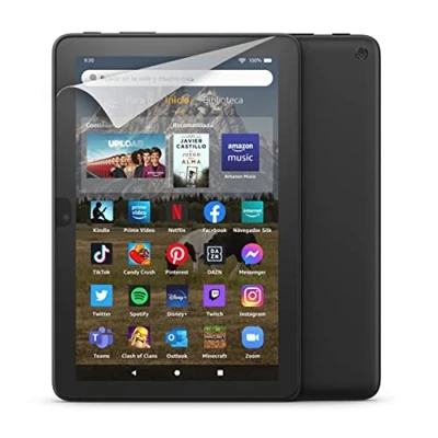 Imagen de Nuevo protector de pantalla NuPro transparente para tablet Amazon Fire HD 8 y Plus (modelo 2022), pack 2 unidades