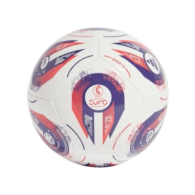 Imagen de adidas Performance EURO25 CLUB Unisex Balón de fútbol, Talla: 5, White/pantone