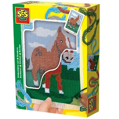 Imagen de SES Creative Caballo para Bordar niños SES, Multicolor (00867)
