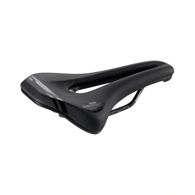 Imagen de Selle San Marco Ground Dynamic Sillín de Bicicleta Off Road, MTB, Montaña, con Cuadro Manganeso y Agujero Anatómico Talla L3, Negro