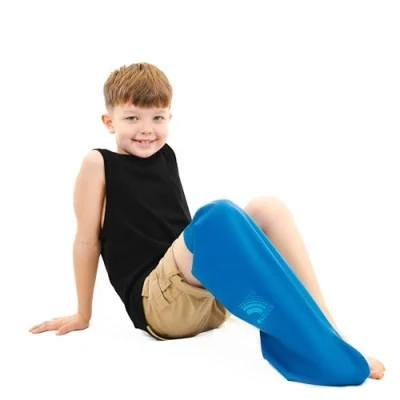 Imagen de Bloccs Funda de escayola impermeable para pierna, baño, ducha y bañera. Protector Estanco #CL78 M Pierna Unisex Niño Azul