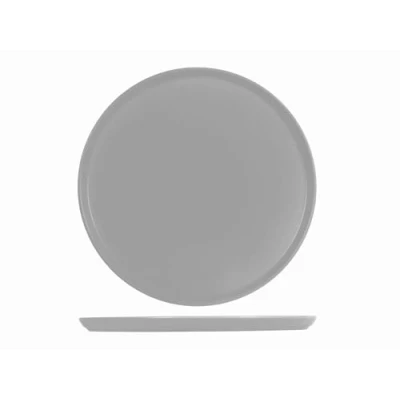 Imagen de H&amp;h set 6 piatti pizza stoneware grigio 33 cm
