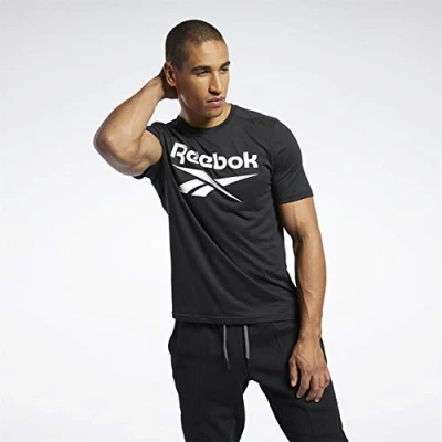 Imagen de Reebok Wor Sup SS Graphic tee Camiseta, Hombre, Negro, S