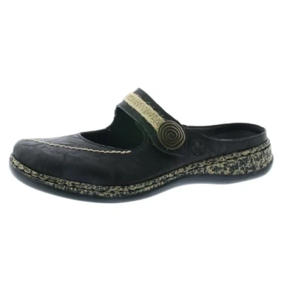 Imagen de Rieker 46391 00, Zuecos Mujer, Black, 40 EU