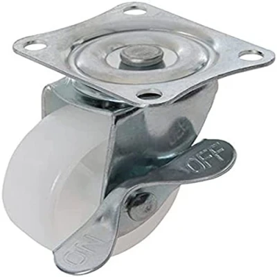 Imagen de FIXMAN 112547 Rueda giratoria de polipropileno con freno (50 mm, 50 kg)