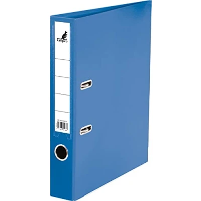 Imagen de Kangaro carpeta de plástico polipropileno 5 cm ancho DIN A4, color azul (carpeta anillas, palanca, cartas)