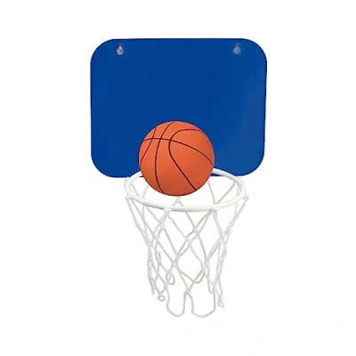 Imagen de Mini Canasta de Baloncesto para Oficina o WC Regalo (Fondo Azul)