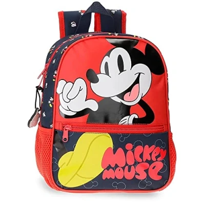 Imagen de Disney Mickey Mouse Fashion Mochila Preescolar Multicolor 23x28x10 cms Microfibra 6,44L