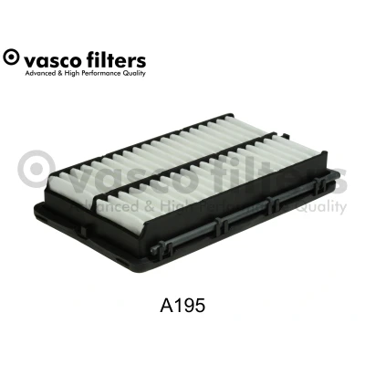 Imagen de DAVID VASCO A195 Filtro de aire 44mm 278mm 163mm rectangular Cartucho filtrante con bastidor soporte KIA: Sportage V, HYUNDAI: Tucson
