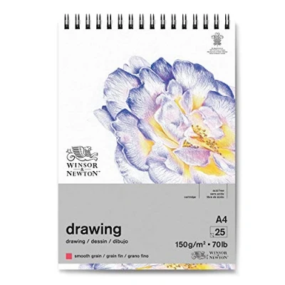 Imagen de Winsor &amp; Newton papel de dibujo, Blanco Natural, DIN A4