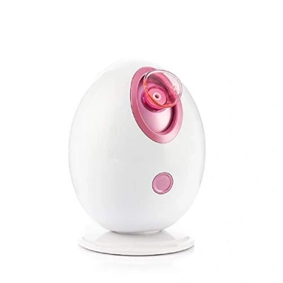 Imagen de InnovaGoods Moispa Sauna Facial Eléctrica Nano vaporizador, Hidratación Profunda, Limpieza Intensiva, 90ml, 40ºC, Apagado Automático, Blanco Rosa, ABS
