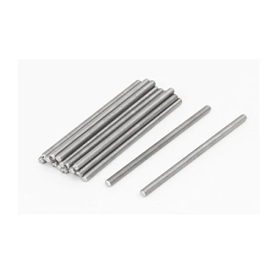 Imagen de sourcing map Varillas roscadas sujetadores M3 x 60 mm 0,5 acero inoxidable 304 totalmente 20 pcs