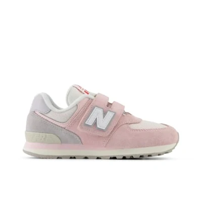 Imagen de New Balance 574 Unisex Zapatillas para niños, Talla: 32.5, Shell pink Zapatos
