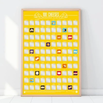 Imagen de Gift Republic Lista de quesos a probar para rascar (idioma español no garantizado)