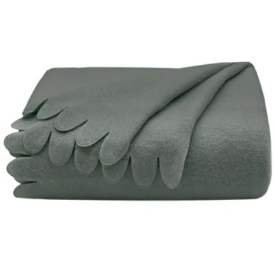 Imagen de ZOLLNER Manta Polar para sofá Muy Decorativa, 130x170 cm, Gris, Microfibra