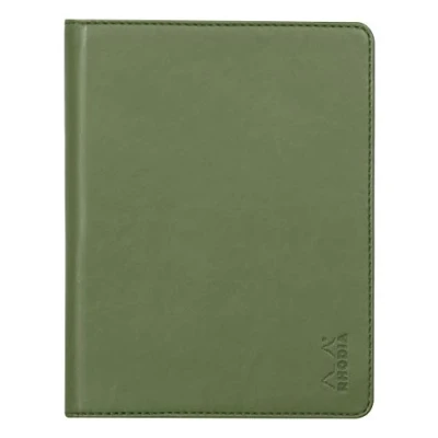 Imagen de Clairefontaine ES RHODIA 213003C Cuaderno y portadocumentos Rhodiarama N 13 salvia para bloc de notas o cuadernos formato A6 (10,5 x 14,8 cm) Piel italiana Colección
