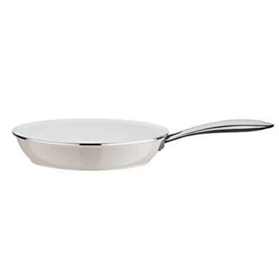 Imagen de GSW 167451 Ceramica Color Blanco Sartén O, Tapa de 28 cm, Aluminio, Crema/Blanco, 50 x 29,5 5,7 cm