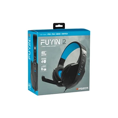 Imagen de Indeca Auricular casco estéreo multiplataforma New Fuyin 2.0 (PS4, Xbox one, Switch PC, Mac)