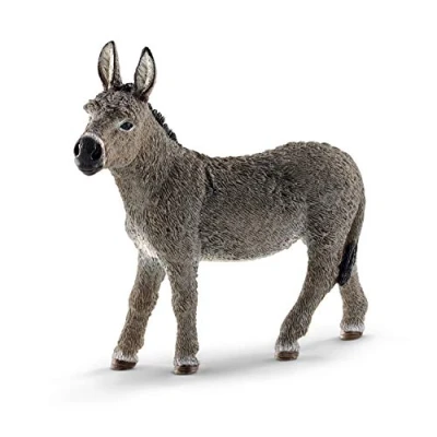 Imagen de Schleich Donkey Farm World Burro, Color Gris, 3.7 Inch (13772)