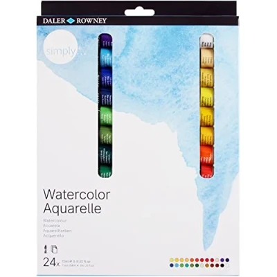 Imagen de Daler Rowney Simply Set Acuarelas 24x12 ml