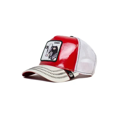 Imagen de Goorin Bros. The Farm Gorra unisex de cuero sintético alto brillo, ajustable a presión, Talla única