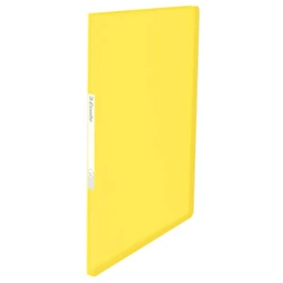 Imagen de Leitz Display Book Vivida PP 20 pockets Polipropileno (PP) Amarillo Carpeta (Polipropileno (PP), Amarillo, A4, 40 hojas, 14 mm, 231 mm)