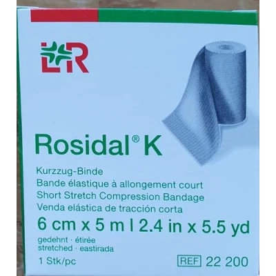 Imagen de Bande de Compression médicale Rosidal K Lohmann Rauscher 5 m x 6 cm
