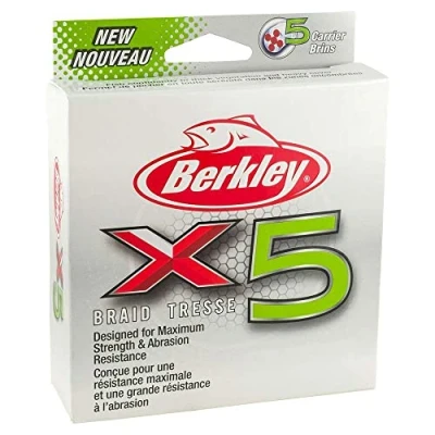 Imagen de Berkley X5 Braid Low Vis Verde 150m 0,08mm 7,6kg Hilo trenzado