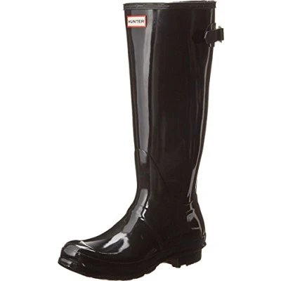 Imagen de Hunter Original Back Adjustable Gloss Botas para mujer, Negro (black), 41