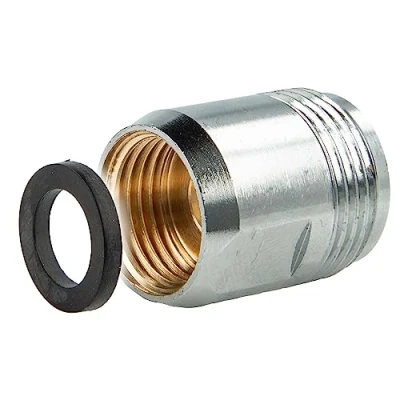 Imagen de tecuro grabación adaptador para grifos ausläufe a 1/2 IG x 3/4 AG