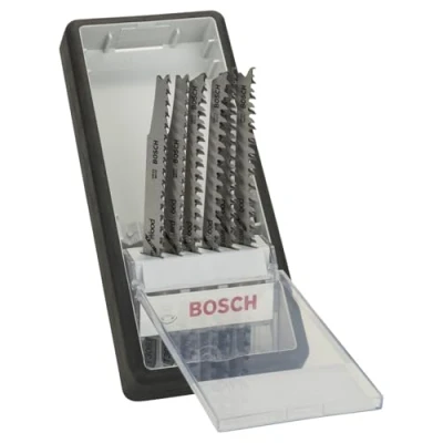 Imagen de Bosch Professional 2 607 010 572 Juego de 6 hojas sierra calar Robust Line Wood Expert, vástago en T 308 B; BF; 301 BCP; 234 X P (pack 1; 2; 2)