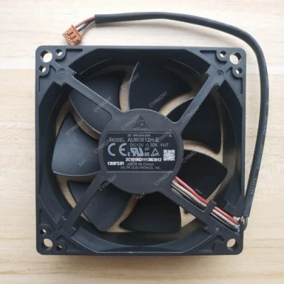 Imagen de CYRMZAY Compatible con Delta AUB0812H E 12V 0,3A 8CM 3 Wire Cooling Ventilador