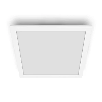 Imagen de Philips Plafón Tuch Ceiling, lámpara LED de techo funcional, color blanco, luz blanca cálida regulable, 40K 17W