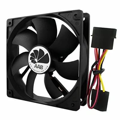 Imagen de AABCOOLING Fan 12 Un Silencioso Ventilador PC de la Serie económica, 120mm, 12V, 12cm, Cooler, 115 m3/h, 2000 RPM 25 dB (A)