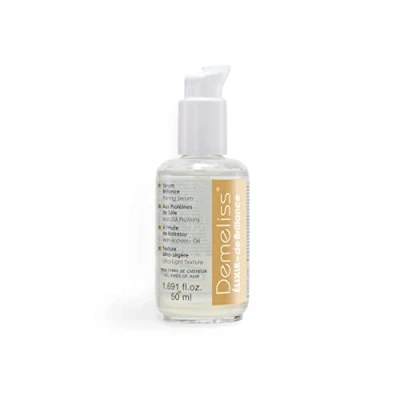 Imagen de DEMELISS Serum Shine Elixir 50ml con Proteínas de Seda Cuidado para tu cabello después del peinado Resultado brillante y sedoso Textura ligera Control Frizz Libre Sulfatos Parabenos