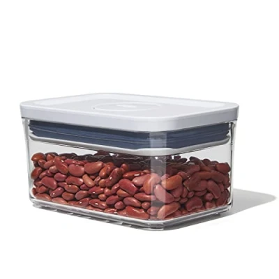 Imagen de OXO Good Grips POP Recipiente para alimentos, Tarro de cocina hermético y apilable Adecuado guardar terrones azúcar, legumbres mucho más. Tamaño 0.6 litros