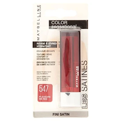 Imagen de Maybelline Color Sensational Reds 547 Pleasure Me Red barras de labios (Rojo, Red, Francia)