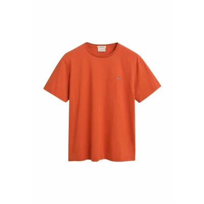 Imagen de GANT Shield Camiseta básica, Hombre, Talla: XXL, Deep orange
