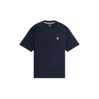 Imagen de Guess Jeans MINI Patch Camiseta básica, Hombre, Talla: XL, Dunkelblau