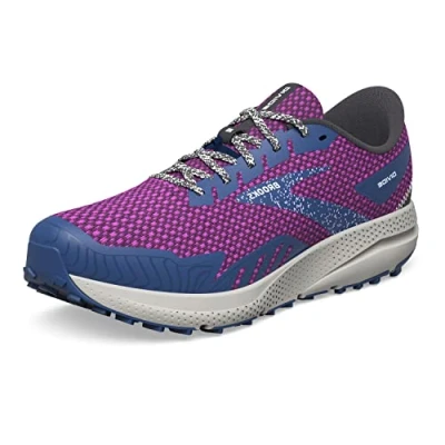Imagen de Brooks Divide 4, Trail Running Shoe Mujer, Purple/Navy/Oyster, 40.5 EU
