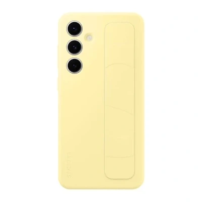 Imagen de Samsung Standing Grip Silicio Back Cover Amarillo Galaxy S24 FE