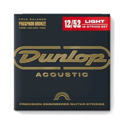 Imagen de Dunlop dap1252j mediano Fósforo Cuerdas De Guitarra Acústica (12 unidades)
